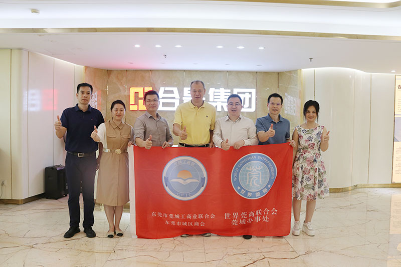 莞城街道領(lǐng)導(dǎo)蕭健峰一行走訪(fǎng)合景建設(shè)集團(tuán)，共謀企業(yè)發(fā)展新篇章